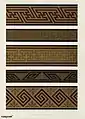 Vintage Japanese border designs using key patterns from The Practical Decorator and Ornamentist by G.A & M.A. Audsley