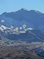 Virgin Peak, southwest Virgin Mountains from Virgin Valley, south of Mesquite