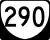 State Route 290 marker