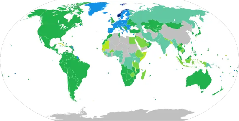 Visa requirements for Norwegian citizens