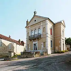 The town hall in Viserny