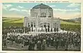 1918 postcard depicting Vista House dedication