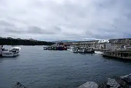 The main harbour and port of Rabo de Peixe, the life-blood of the community