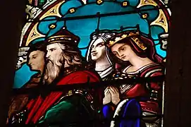 Detail of the stained glass