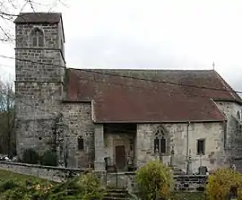 The church in Viviers-le-Gras