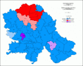 Religious structure of Vojvodina by municipalities 2011.