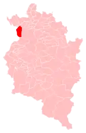 Location of Lustenau within Vorarlberg