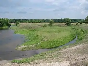 Vorskla River near Khukhra village