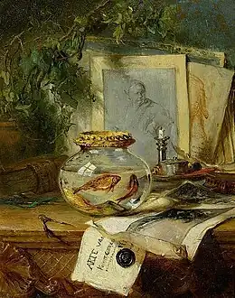 Still Life with Goldfish Bowl