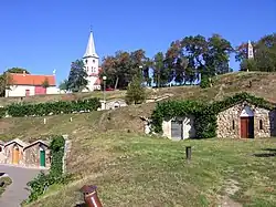 Church of Saint Giles and wine cellars