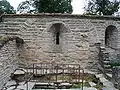 Restoration: day room with stairs to dormitory