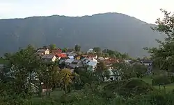 Vrsno, with the Kolovrat Ridge in the background