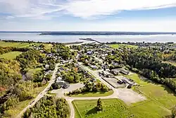 Aerial view of Portneuf