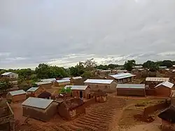 Residential houses in the city