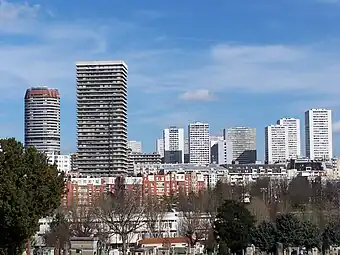 Towers in the 13th arrondissement