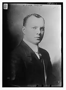 Walter Elmer Ekblaw circa 1913.