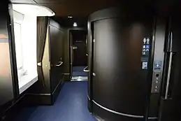 The toilet in Green car 11