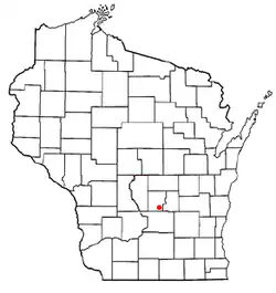 Location of Buffalo, Marquette County, Wisconsin