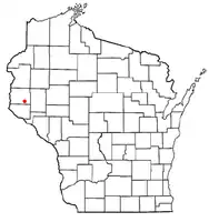 Location of Eau Galle, St. Croix County, Wisconsin