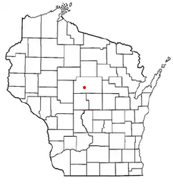 Location of the Town of Emmet, Wisconsin