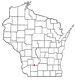 Location of Spring Green (town), Wisconsin