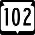 State Trunk Highway 102 marker