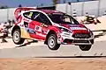 Andreas Bakkerud in action during the 2015 World RX of Barcelona