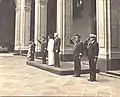 Observing Honor Guard at the Mexican Presidential Palace