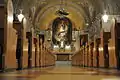 Interior view of Notre-Dame-de-Bon-Secours Chapel, Montreal, Quebec