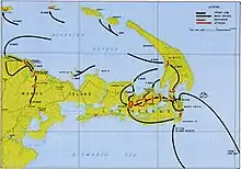 Map Admiralty Islands operations, 29 February to 30 May 1944