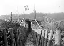 B&W of WWI ending in Switzerland