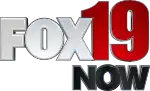 A silver Fox network logo next to a red letter 19 in a sans serif. Below it and to the right, in all caps in black, the word "NOW".