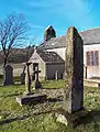 Waberthwaite church and cross