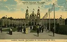 A postcard depicting the Cotton Palace