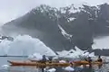 Kayakers in Waddington Bay