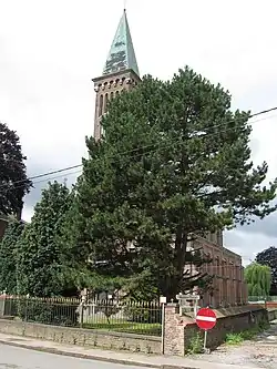 The church of Sainte-Gertrude.