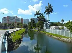 View of Wagner Creek named after William Wagner (NW 16th Street Bridge near 14th Avenue)