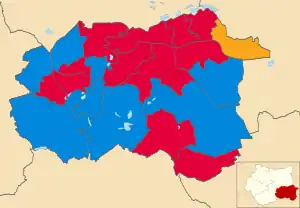 2021 results map