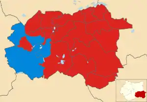 2011 results map