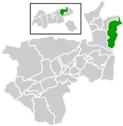 Location within Kufstein district