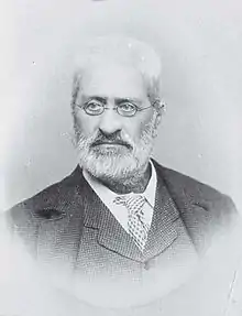 portrait of a man about 50 years old with beard and glasses