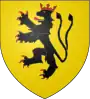 Or a lion rampant sable, queue fourchée, crowned gules