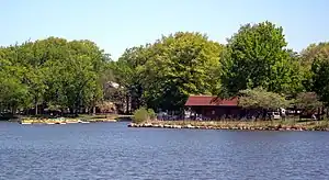 The boathouse at Warinanco Park in Roselle