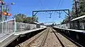 View of Platforms from Railway crossing