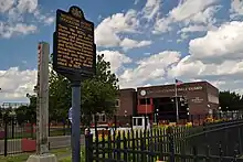 Washington Avenue Immigration Station Historical Marker, 1 Washington Avenue, Philadelphia