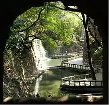 Waterfall at Rock Garden, Chandigarh