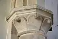 A variation on waterleaf on a 13th century respond capital in St.John the Evangelist's church