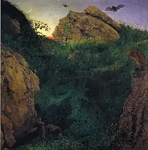 Twilight, c. 1855, oil on canvas