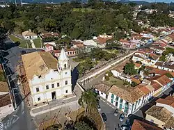 A birds-eye view of the historic center of Parnaíba