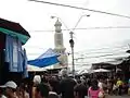 Chatuchak Weekend Market and its clock tower, the landmark